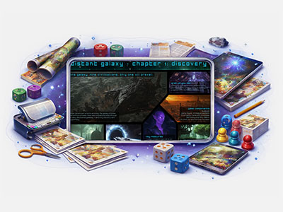 Комплект "print and play" для "Distant Galaxy: Era of Expansion"