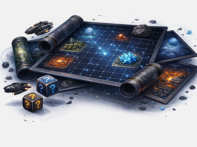 Рандомное поле игры, 8 модулей